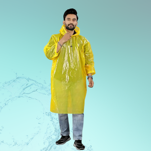 RainLy RainWrap – Ultra-Light Poncho Raincoat (yellow)